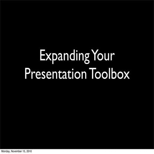 Designing Presentations