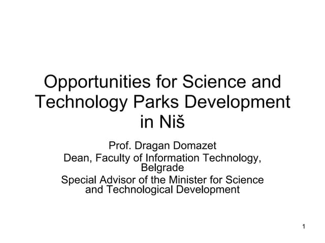 D01L07 D Domazet - Opportunities fo...