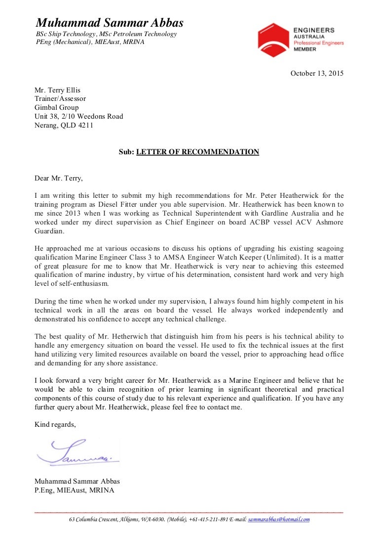 reference letter peter heatherwick by sammar recommendation letter immigration