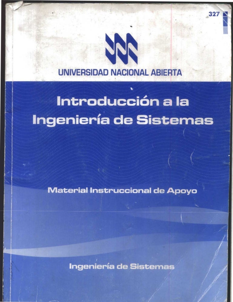 327 introducción a la ingenieria de sistemas (1er libro)