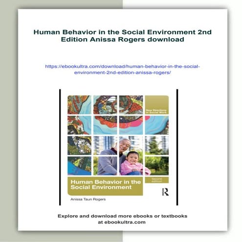 Human Behavior in the Social Environment 2nd Edition Anissa Rogers | PDF