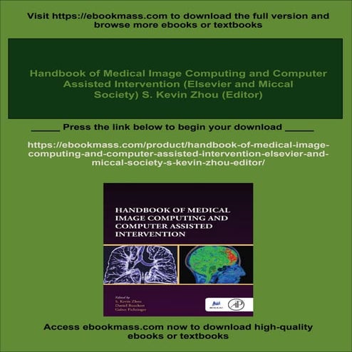 Handbook of Medical Image Computing and Computer Assisted Intervention (Elsev...