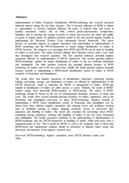 Thesis Abstract Writing