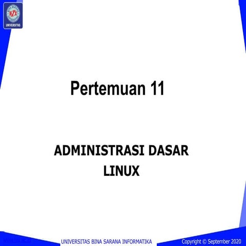 328-P11 Slide Mata Kuliah Sistem Operasi