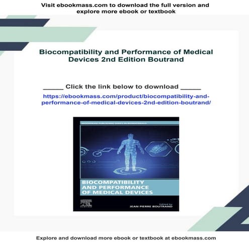Biocompatibility and Performance of Medical Devices 2nd Edition ...