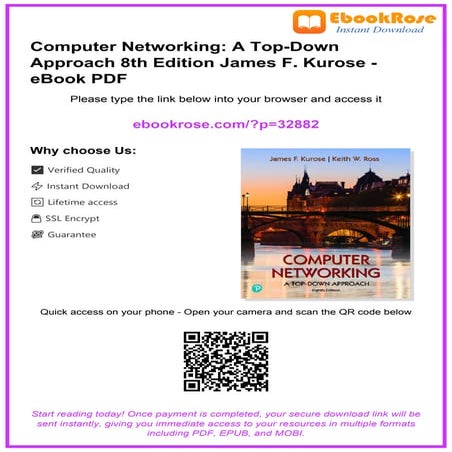 Computer Networking: A Top-Down Approach 8th Edition James F. Kurose | PDF