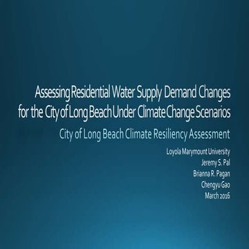 Symposium Presentation