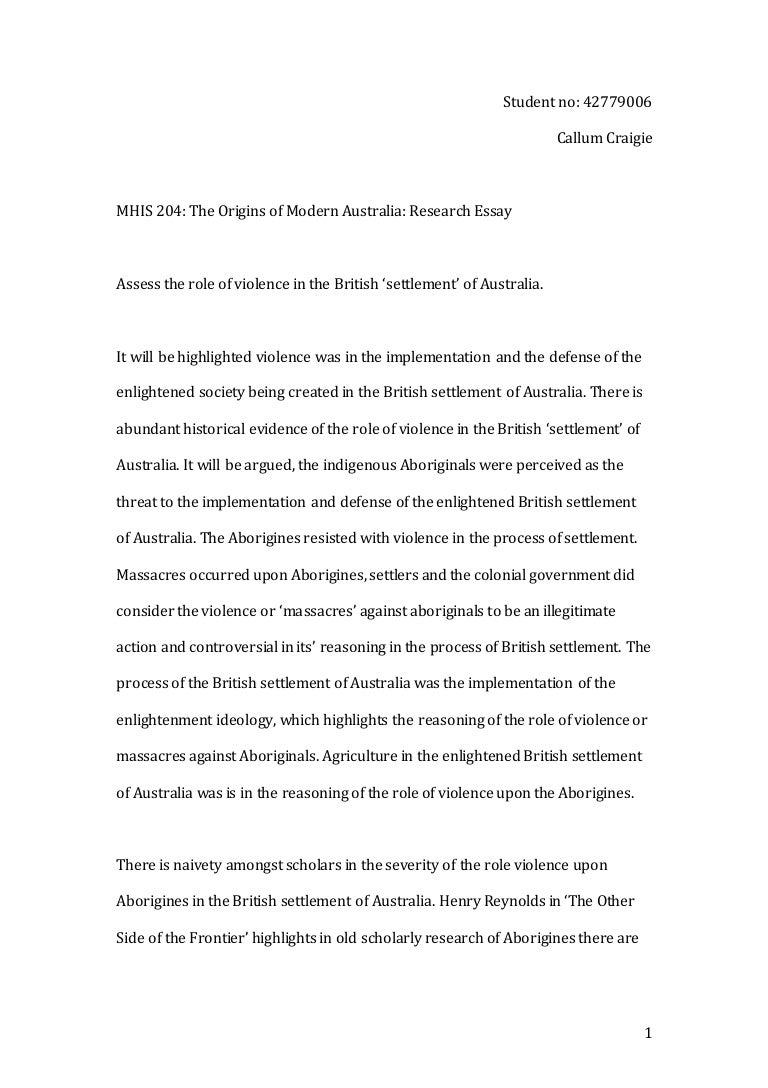 australia essay