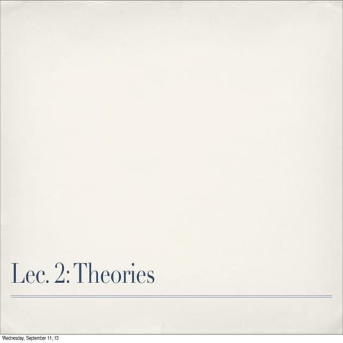 ENG 329 Theories of Language Acquisition