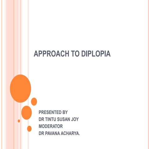 approach to diplopia 3.11.2017