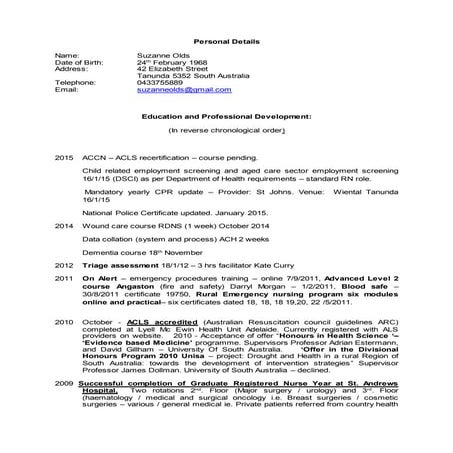 CV Template (Ann Kelly) | PDF