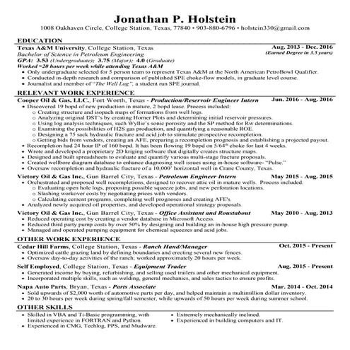 Jonathan Holstein Resume | PDF