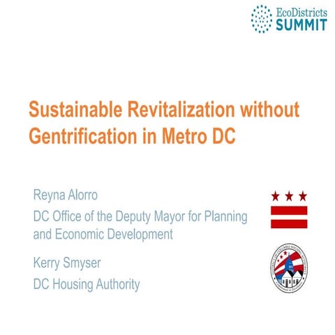 DMPED DCHA EcoDistricts session 2014
