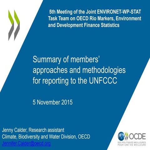 OECD_Drawing on the Rio markers for reporting to the Rio Conventions_S ...
