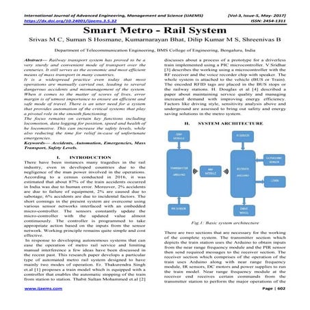 Smart Metro - Rail System