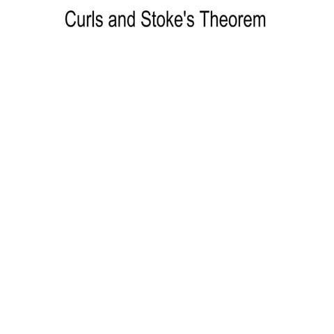 32 stoke's theorem