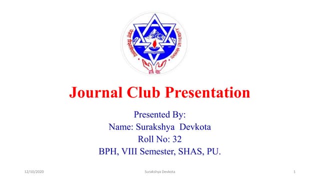32 surakshya devkota-journal-club-presentation