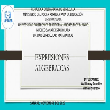 presentación expresiones algebraicas .pptx