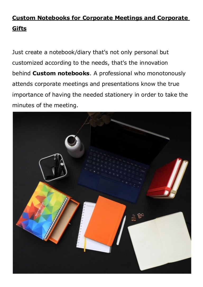 Custom Notebooks For Corporate Meetings And Corporate Gifts