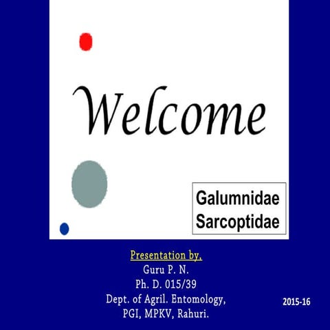 characterization of mites