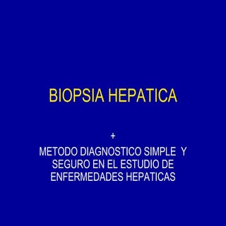 33 Biopsia Hepatica