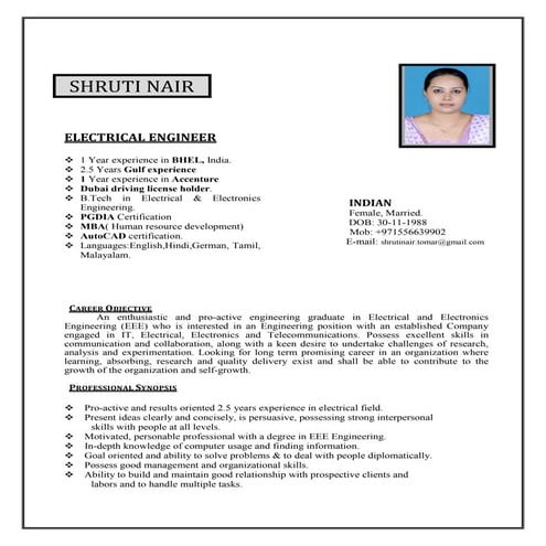 CV SHRUTI NAIR - Copy