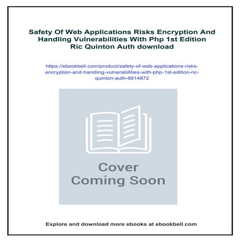 Safety Of Web Applications Risks Encryption And Handling ...