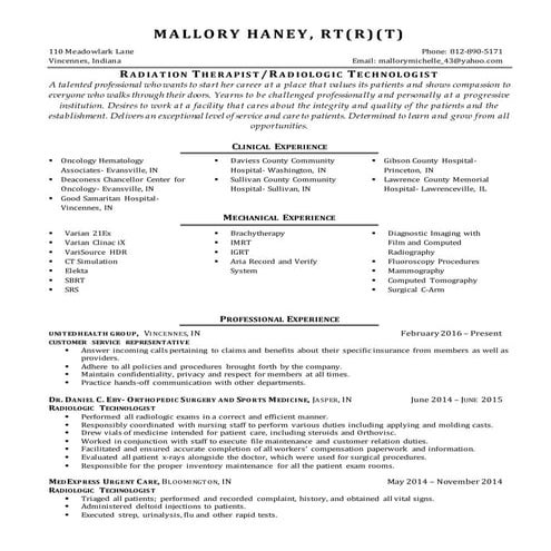 RT Resume | DOCX