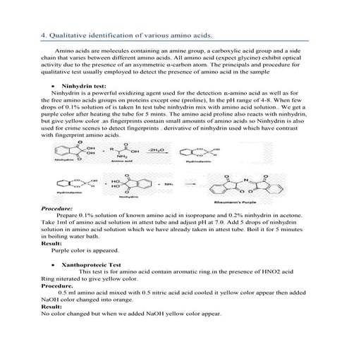 330 detect amino acid
