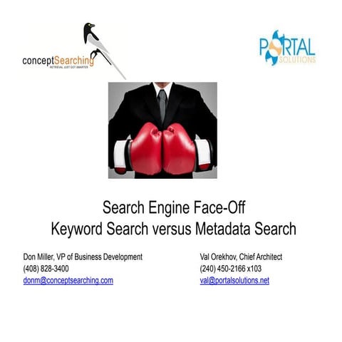Concept Searching Overview  Google Vs Fast