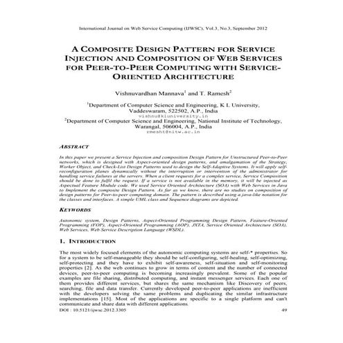 A COMPOSITE DESIGN PATTERN FOR SERVICE INJECTION AND COMPOSITION OF WEB SERVI...