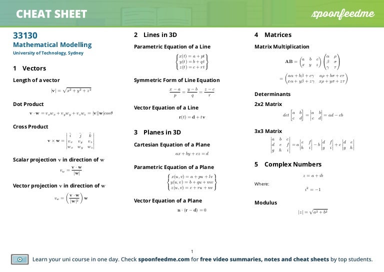 33130 Past Paper Summary University of Technology Sydney