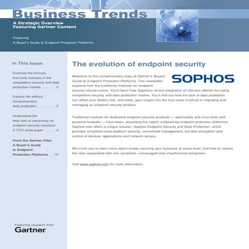 Buyers Guide to Endpoint Protection Platforms
