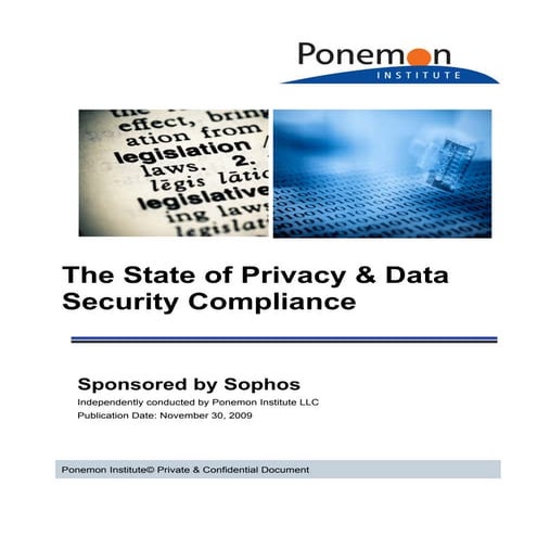 The state of privacy and data security compliance