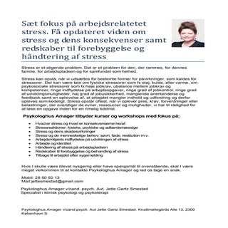 Sæt fokus på stress