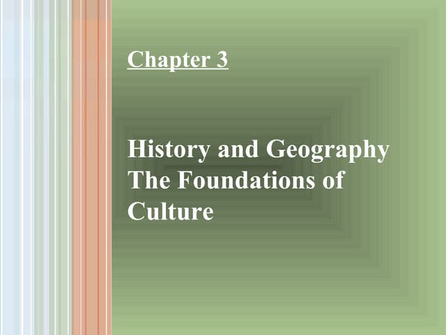 Chapter 3   History and Geography T...