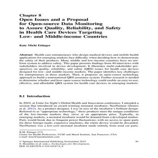 Open Issues and a Proposal for Open...