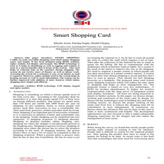 smart shopping card