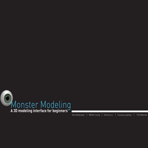 Monster Modeling - 3D Modeling for Kids | PDF