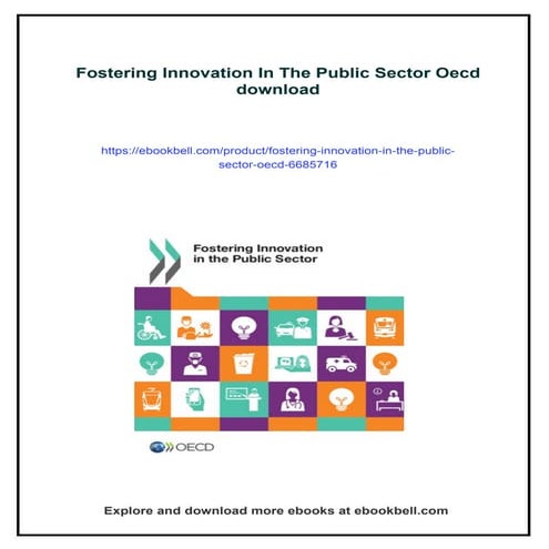 Fostering Innovation In The Public Sector Oecd