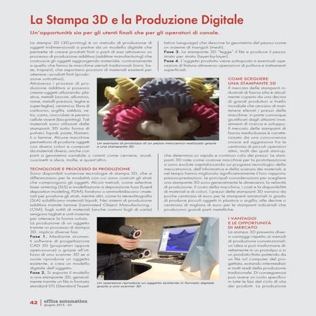 La Stampa 3D e la Produzione Digitale