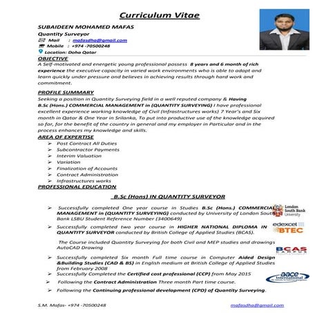 SUBAIDEEN MOHAMED MAFAS QS