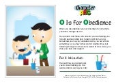 Character abc: O is for obedience