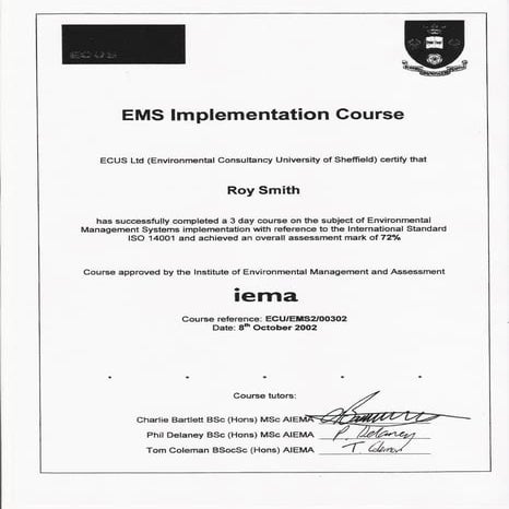 EMS Implementation