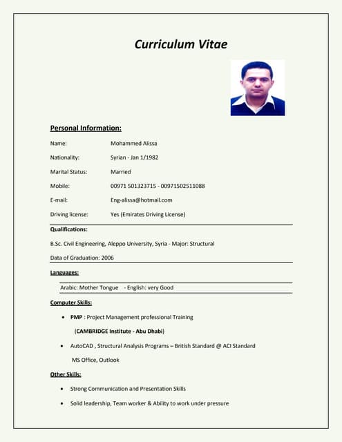 Civil QA&QC Inspector Updated Resume | PDF