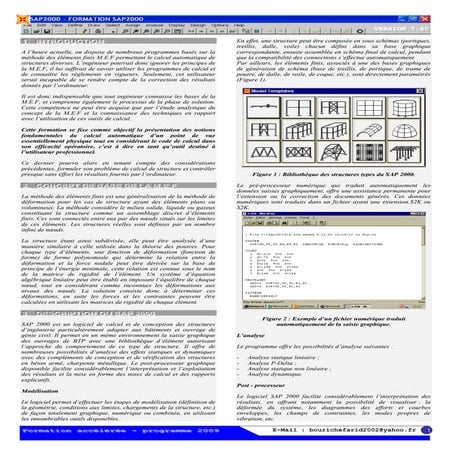 335105967 support-de-cours-sap2000-version-07-2006-pdf | PDF