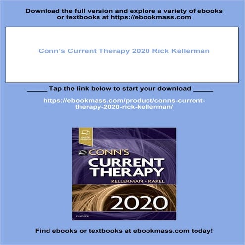 Conn’s Current Therapy 2020 Rick Kellerman