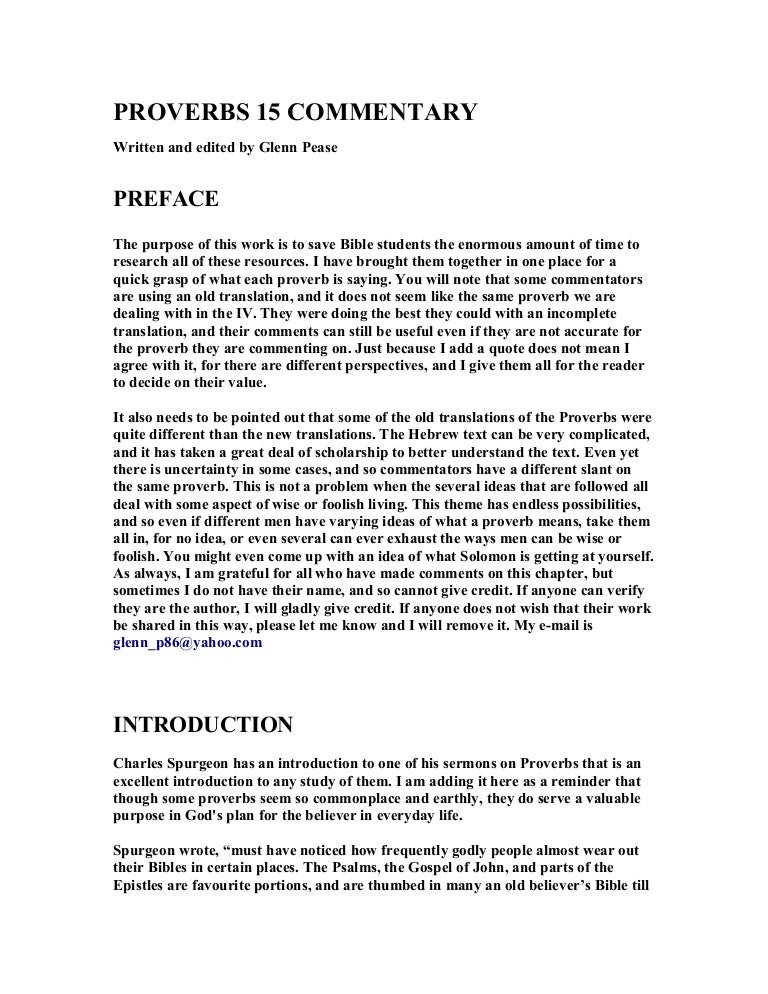 33598894 proverbs 15 commentary 