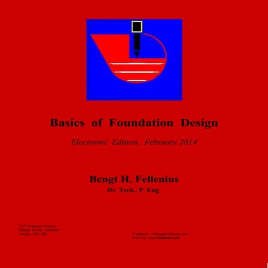 Basics of Foundation Design | PDF