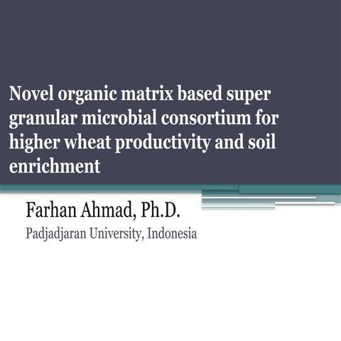 Food and environment, Statistics, needs.